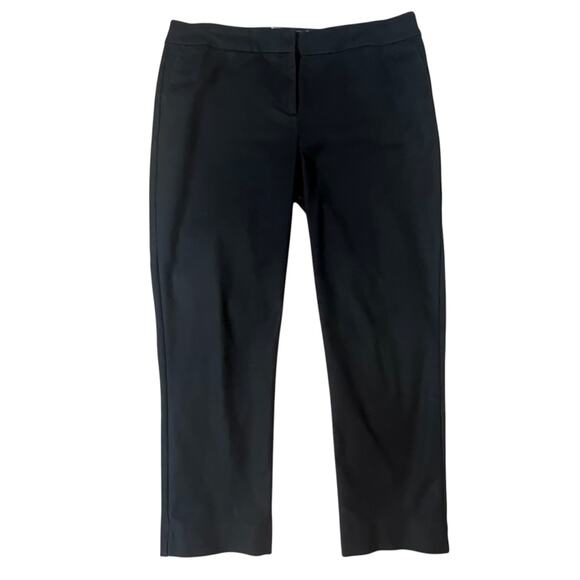 Boden Richmond Pant Black Straight Leg Ankle Length Size 12R - Picture 1 of 9